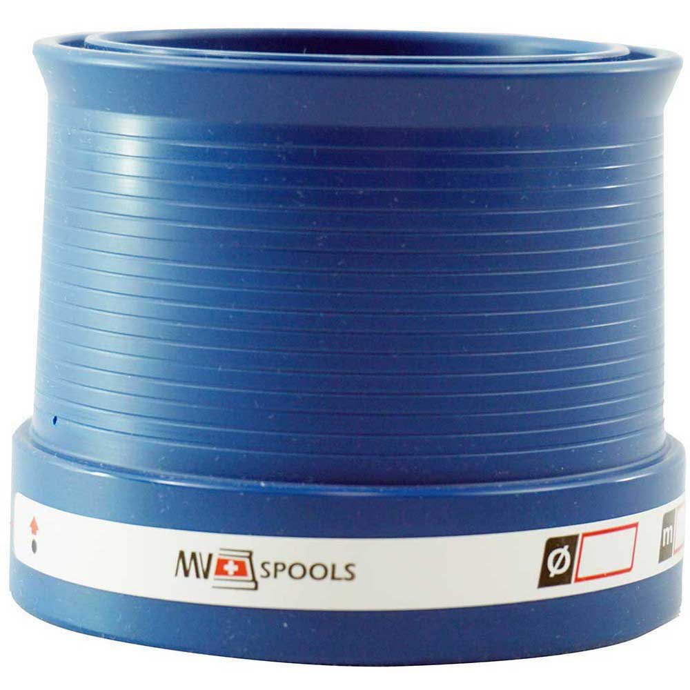 Mvspools Mvl7 Pom Competition Spare Spool Blau T4 von Mvspools