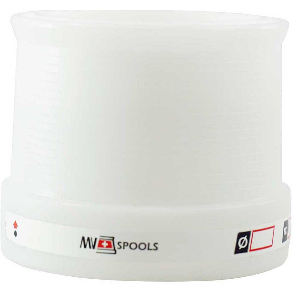 Mvspools Mvl7 Pom Competition Spare Spool Weiß T1 von Mvspools