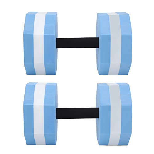 2PCS Wasser Hanteln Wasser Gewichte Sport Hanteln Übung Schaum Hantel Sport Fitness Hanteln Ausrüstung Für Gewichtsverlust(Blau) von Mwrode