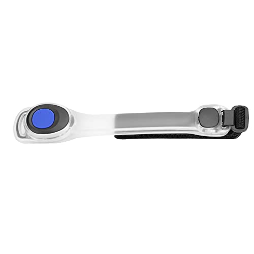 Mwrode Sicherheitslicht-Lauflicht, Reflektierender Sicherheitsgurt, Armschlaufe, LED-Lichtarmband Für Outdoor-Nacht-Radfahren, Laufen(Blau) von Mwrode