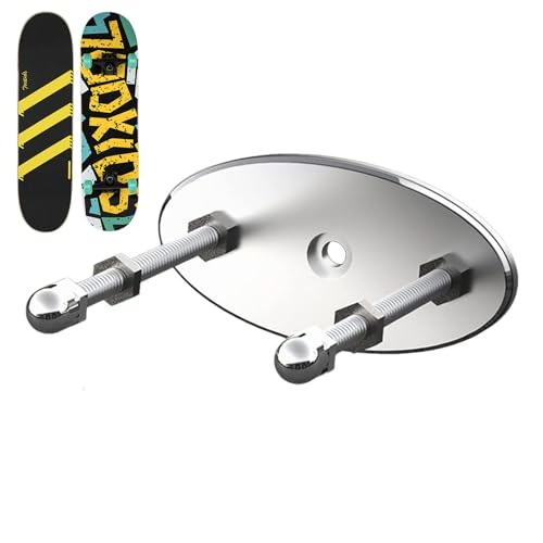 Skateboard Wandhalterung Metall Silber Skateboard Aufhänger Skateboard Display Skateboard Rack Für Mehrere Boards, Skateboard-Deck-Display-Halterung 6,2x3,1x0,4 cm von Mxshc