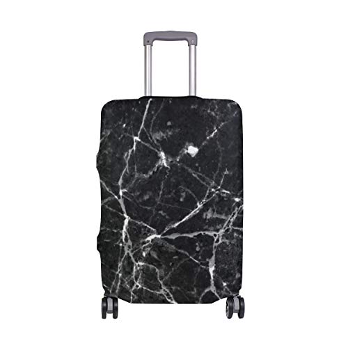 MyDaily Marmor und Rock Crack Lines abstrakte Gepäckabdeckung, passend für 45,7-81,3 cm Koffer, Spandex Reiseschutz von MyDaily