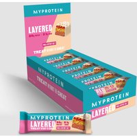 Layered Protein Bar - 12 x 60g - Vanilla Birthday Cake von MyProtein