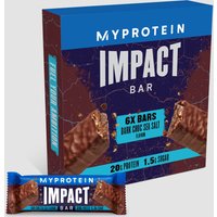 Impact Proteinriegel - 6Riegeln - Dunkle Schokolade und Meersalz von MyProtein