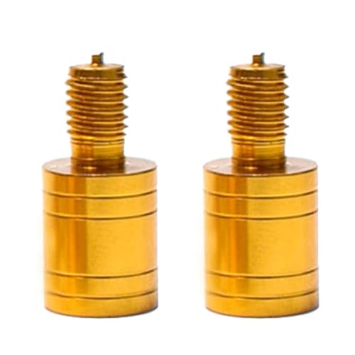 Myazs 2Pcs Angeln Kescher Gewinde Adapter Legierung Angeln Polen Connector Angeln Landing Harpunen Dip Teile Einfach Zu Installieren Net Kopf Adapter von Myazs