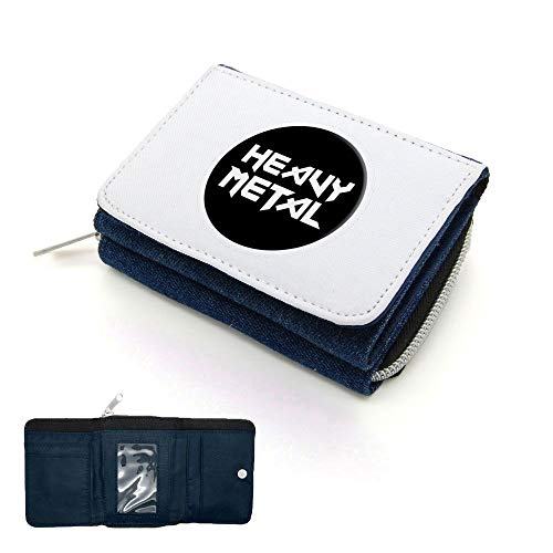 Mygoodprice Geldbörse mit Klappdeckel, Heavy Metal, Jean, one size von Mygoodprice