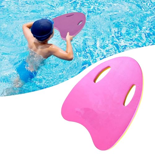 Schwimmbrett Kinder,Schwimmbrett Kickboard,Swimming Board,Children's Swimming Aid,Swimming Kickboard,Schwimmhilfe Kinder mit Griffen,for Beginners Kinder und Erwachsene (Rosa-A Typ) von Myluatye