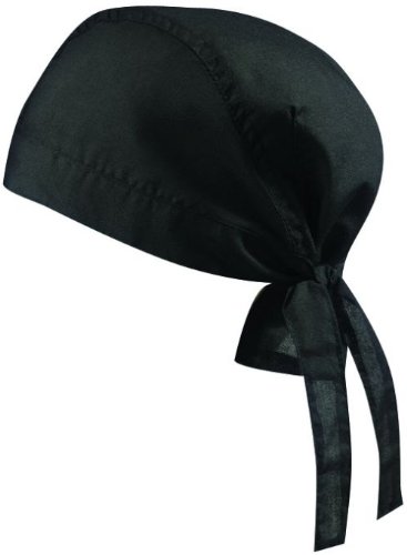 Myrtle Beach Bandana Kopftuch, Biker Hat, Piratentuch, 16 Farben Schwarz,5 Stück von Myrtle Beach
