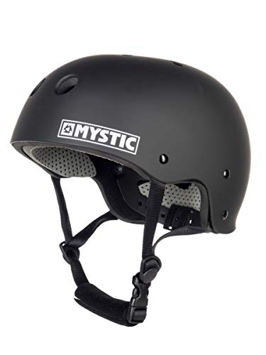 Mystic Watersports - Surf Kitesurf & Windsurfing Mk8 Helm Schwarz - Unisex - Leichtgewichtler - Hochwirksamer Thermoplastik von Mystic