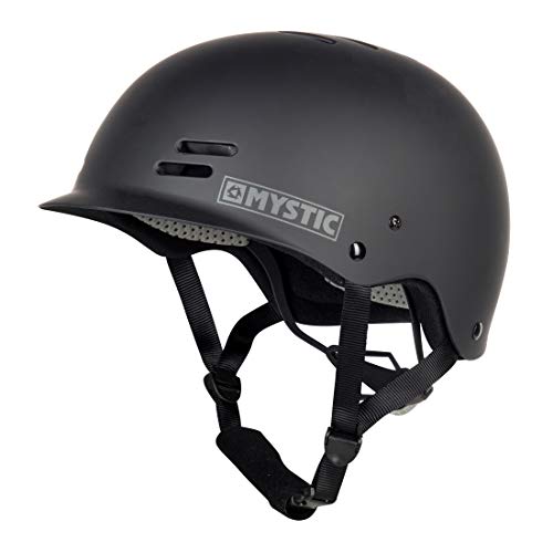 Mystic Watersports - Surf Kitesurf & Windsurfing Predator Helm Schwarz - Unisex - Leichtgewicht - Abnehmbare Mesh-Pads von Mystic