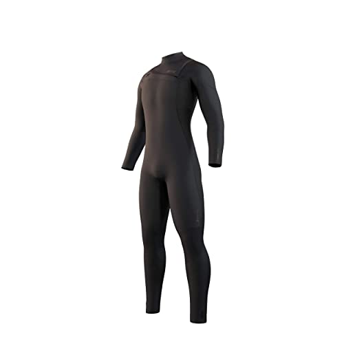 Mystic 2022 Mens Majestic 4/3mm Front Zip Wetsuit 35000.23 - Black Wetsuit Size - S von Mystic
