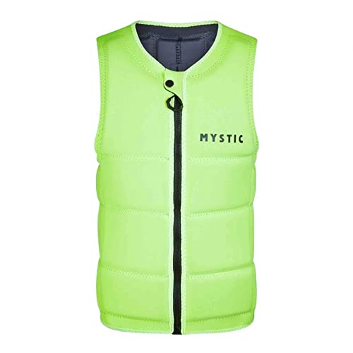 Mystic Brand Wake FrontZip Prallschutzweste 2021 Yellow 40 L von Mystic