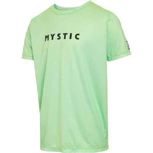 Mystic Star Short Sleeve Quickdry Vest 2024 - Lime Green 240159 S von Mystic