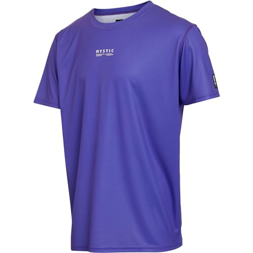 Mystic Tactic Short Sleeve Rash Vest 2024 - Purple 240156 M von Mystic