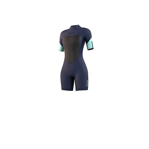 Mystic Watersports - Surf Kitesurf & Windsurfing Damen Brand 3/2mm Back Zip Shorty Neoprenanzug - Night Blue von Mystic