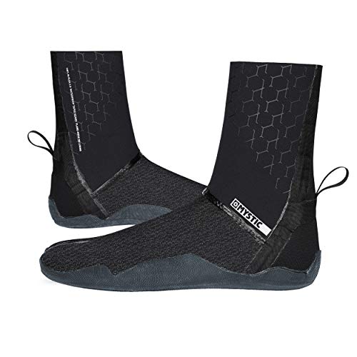 Mystic Watersports - Surf Kitesurf & Windsurfing Majestic 5mm Split Toe Wetsuit Stiefel Stiefel - Schwarz - Unisex von Mystic