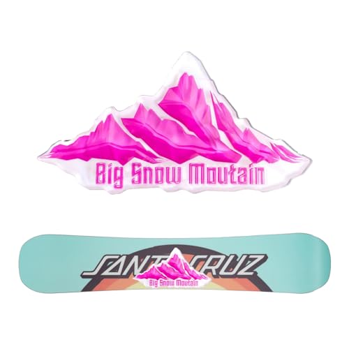 MytaYt 3D Snowboard Stomp Pad Schneeberg Transparentes Stomp Pad Snowboard Anti-Rutsch-Pad Selbstklebend für Snowboards Grip Pads-Rosa von MytaYt