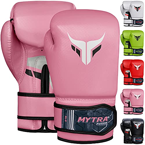 Mytra Fusion Kids Boxing Gloves Carbon AL2 (Pink, 4OZ) von Mytra Fusion