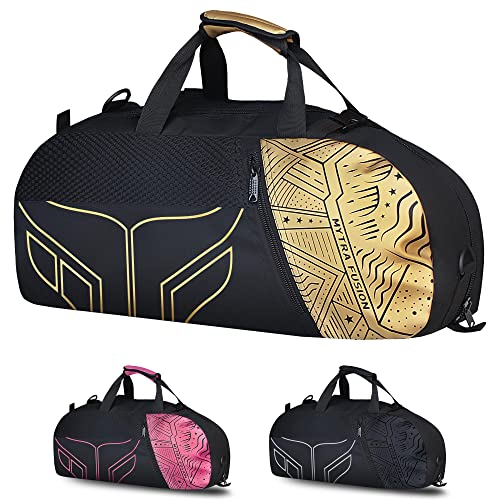 Mytra Fusion Sporttasche mit Schulter sporttaschen zum Herren & Damen trainingstasche (Gold) von Mytra Fusion