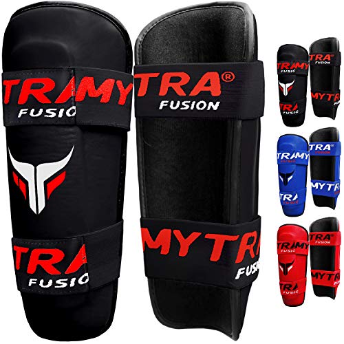 Mytra fusion shin pad Shin Guard Shin Protector for Training Protection & Workout (Black, X-Small) von Mytra Fusion