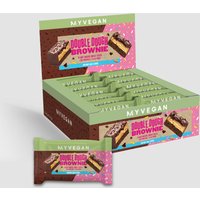 Vegan Double Dough Brownie - Geburtstagskuchen von Myvegan