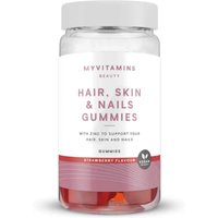 Haar, Haut und Nagel Fruchtgummi - 60Gummibärchen - Strawberry (Vegan) von Myvitamins