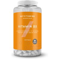 Vegane Vitamin D Softgelkapseln - 180Softgel - Geschmacksneutral von Myvitamins