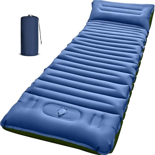 Myxslop Isomatte Camping Selbstaufblasend, 12CM Verdicktes Aufblasbare Matratze Kleines Packmaß, Wasserdicht Luftmatratze Outdoor von Myxslop