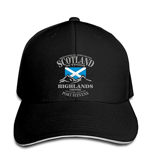 N/A Baseball Cap Highland Schottland Flagge Druck Hut Print Familie Herren Baseball Cap Kostüm Lustig lächerlich Rebound Mann Süß von N/Ａ