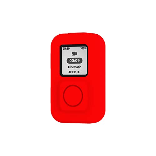 N//B Silikon Schutzhülle kompatibel für GoPro 10/9/8/Max Fernbedienung, Mini Schutzhülle (Rot) von N//B