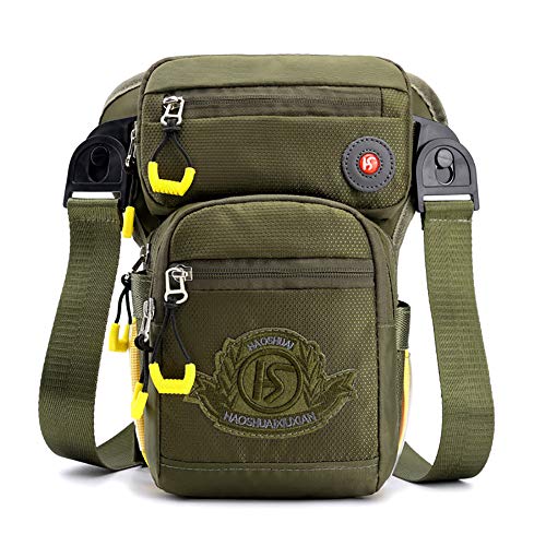 Drop Leg Bag für Herren Mehrzweck-Taille Beintasche Militär Utility Tactical Hip Molle Pack für Motorrad Radfahren Reiten Outdoor Camping von N\C