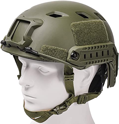 Fast Base Jump Helm Airsoft Helm Für Paintball Schießen Outdoor Sports Jagd ABS Schutzhelm von N\C
