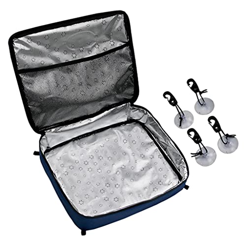 NC 11L Deck Cooler Bag, Paddle Board Deck Bag mit Mesh-Oberseite, isolierter Kühleraufbewahrung, mit Sicherungsclipriemen - ideal für Lebensmittel, Blau von N\C