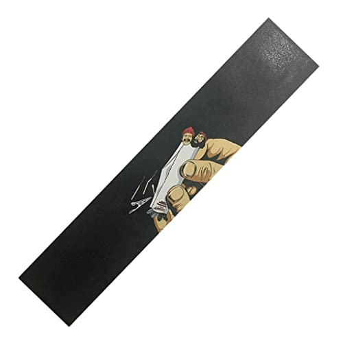 NC 48 '' Skateboard Longboard Griptape Deck Sandpapier Scooter Grip Tape Aufkleber - Strichmännchen von N\C