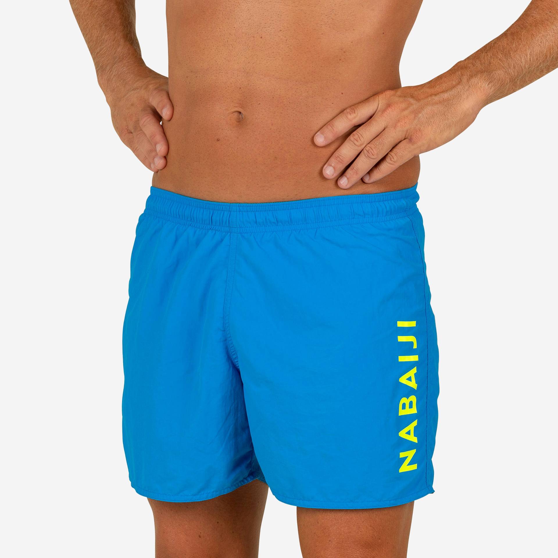 Badehose Schwimmshorts Herren - 100 Basic blau von NABAIJI