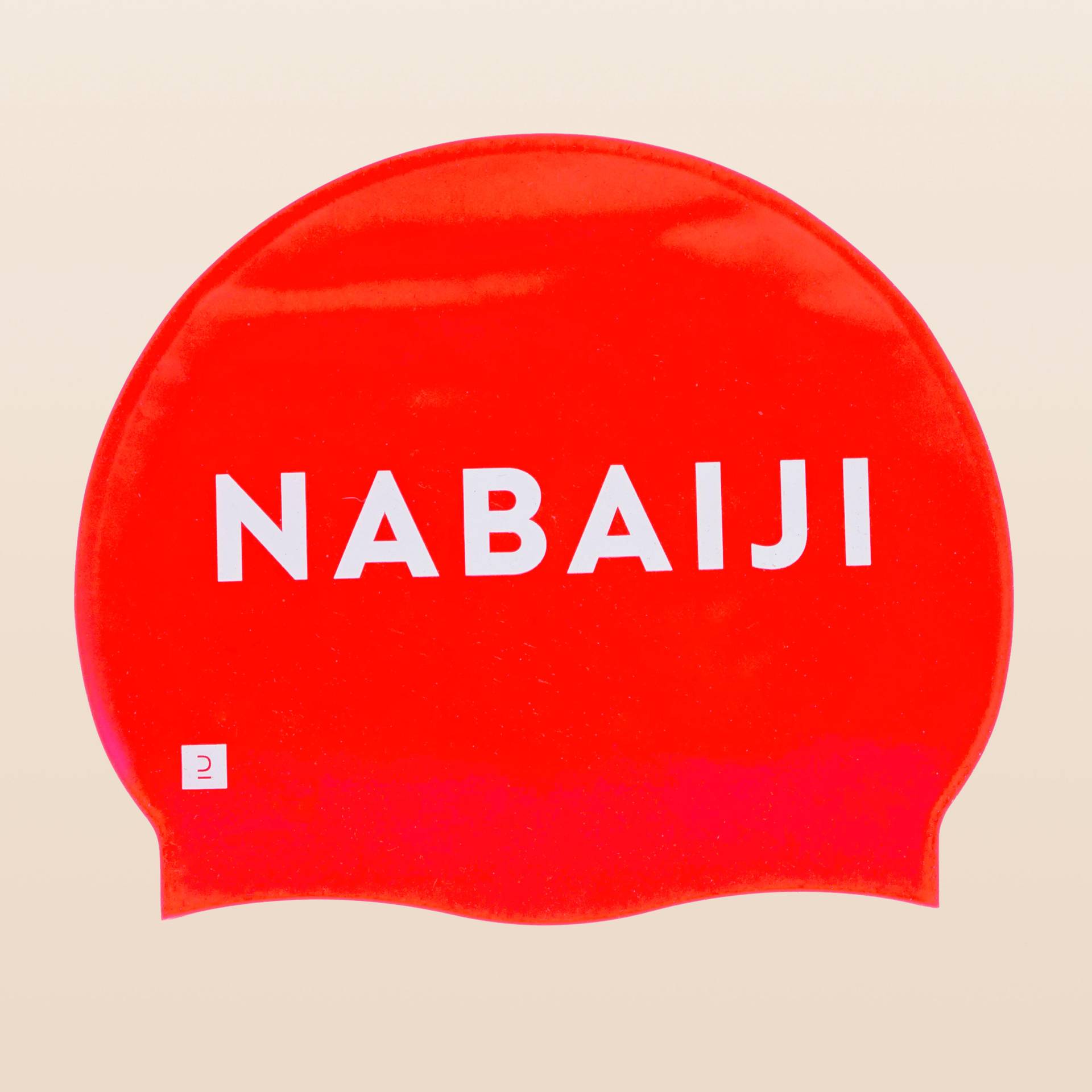 Badekappe Silikon - rot von NABAIJI