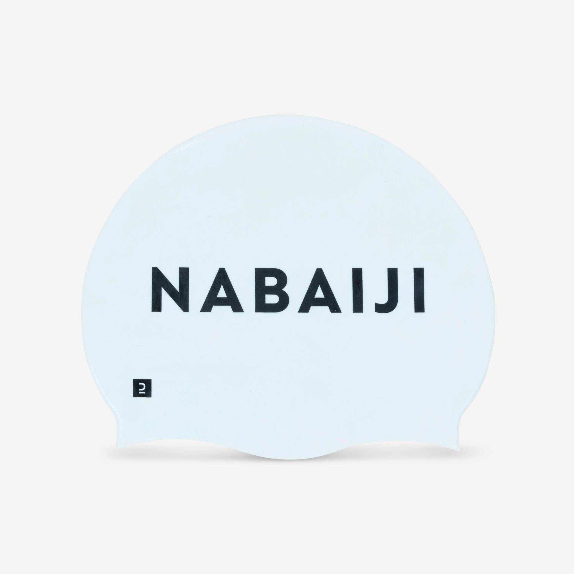 Badekappe Silikon - weiss von NABAIJI