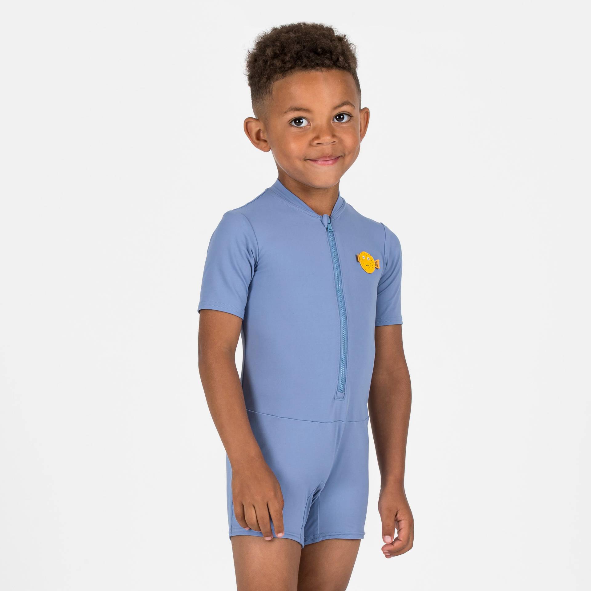 Schwimmanzug Baby kurzarm Shorts - blau von NABAIJI