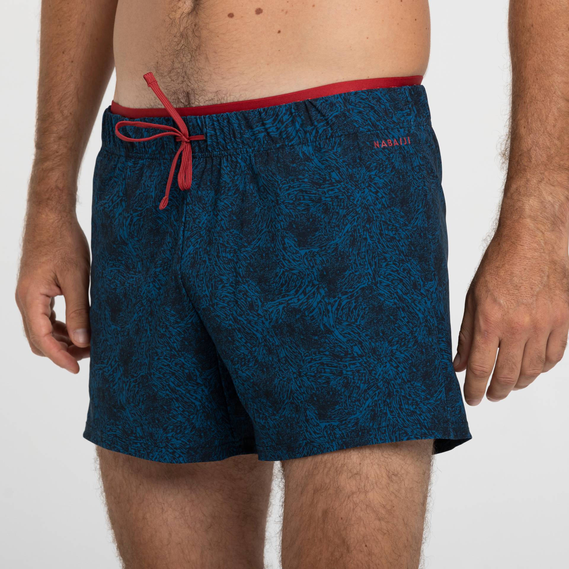 Schwimmshorts Herren - 100 Tega schwarz von NABAIJI