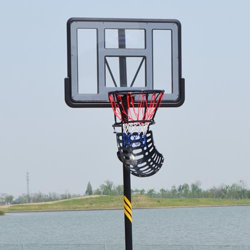 Hängender Basketballkorb-Rücklaufaufsatz, Basketball-Schussrücklauf mit um 360° drehbarer Rutsche, Ball-Rebounder-Trainingshilfe von NADYE