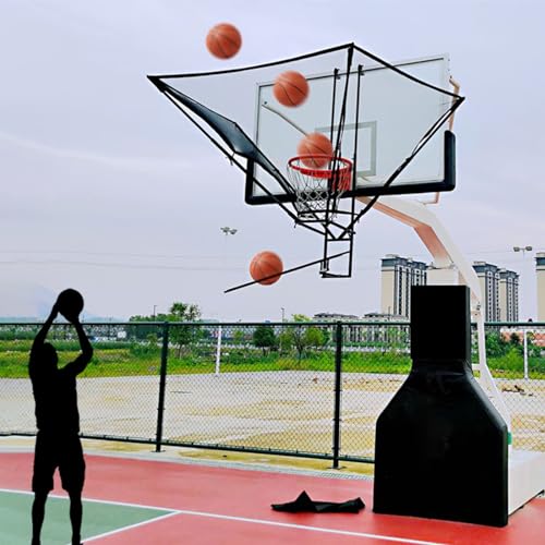 Haken-Basketballkorb-Ballrücklauf, um 180° drehbares Schießtraining-Rebounder-System für Jugendliche, Erwachsene und Kinder von NADYE