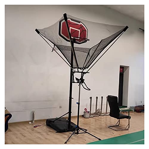 Höhenverstellbares Basketballkorb-Ballrücklaufnetz, faltbares Edelstahl-Schießhilfe-Rebounder-System von NADYE