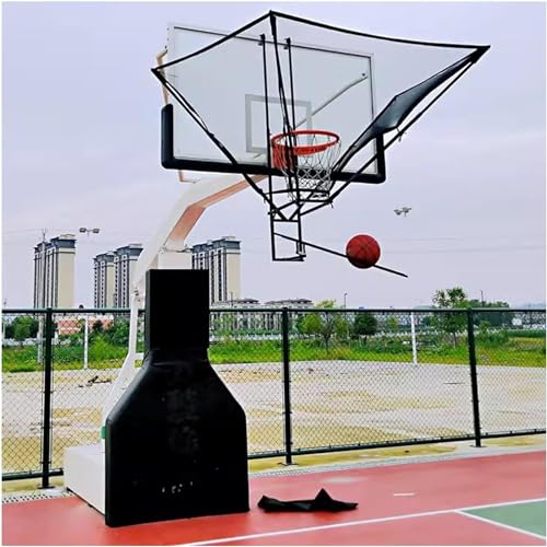 Rücklaufsystem für Basketball, zusammenklappbares Basketball-Rebounder-Gerät mit 180°-Rücklaufrutsche von NADYE