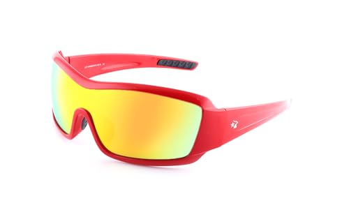 NAIF Unisex-Adult Navigator 5 Sonnenbrille, Rot, Groß von Naïf