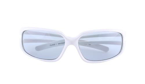 NAIF Unisex-Adult Navigator 7 Sonnenbrille, Weiß, Mittel von Naïf