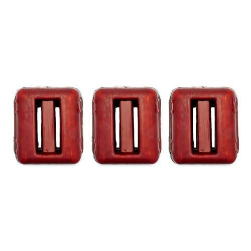 NAMAKA® Blei Sub Ballast Kunststoff rot für Tauchen von 1 kg - 1 bis 7 Stück in einer Packung (Rot, 3 Stück) von NAMAKA