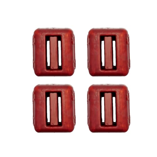 NAMAKA® Blei Sub Ballast Kunststoff rot für Tauchen von 1 kg - 1 bis 7 Stück in einer Packung (Rot, 4 Stück) von NAMAKA