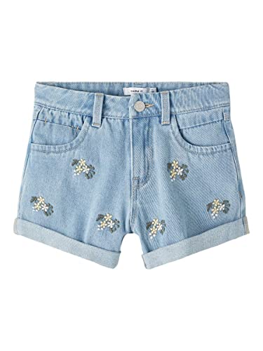 NAME IT Girl Jeansshorts Baggy Fit, 164 von NAME IT