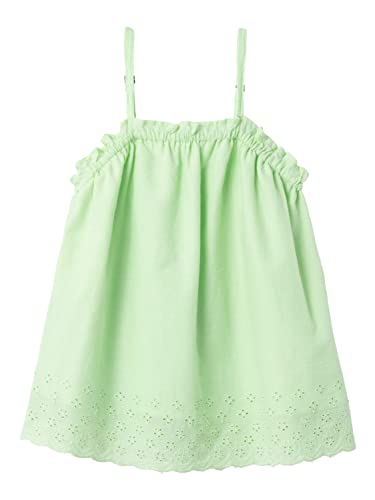 NAME IT Mädchen Nkffiona Short Strap Top Noos, Green Ash, 122-128 von NAME IT