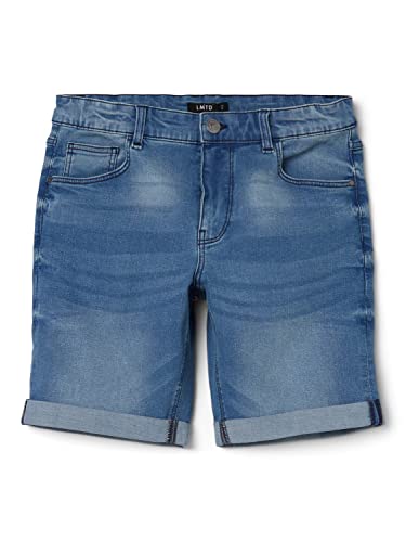 NAME IT Jungen Nlmtauls Dnm Reg Shorts Noos, Light Blue Denim, 128 von NAME IT